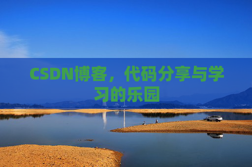 CSDN博客，代码分享与学习的乐园